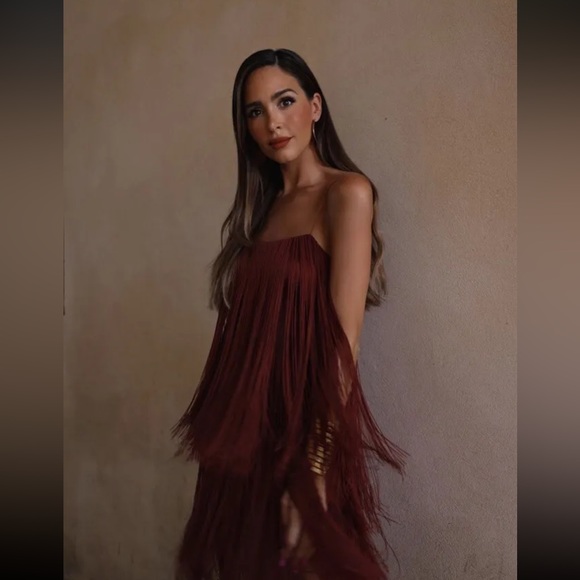 Zara strappy fringed dress 2712/835 286/019 - Picture 8 of 12